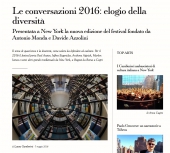 Le Conversazioni 2016: elogio della diversita' 