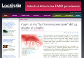 Capri: al via Le Conversazioni 2011, dal 24 giugno al 3 luglio