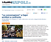 "Le Conversazioni" a Capri scrittori a confronto